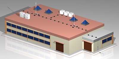 Przykład instalacji piorunochronów z wczesną emisją lidera GROMOSTAR